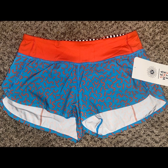 NWT Lululemon Run Speed Shorts - Picture 2 of 4
